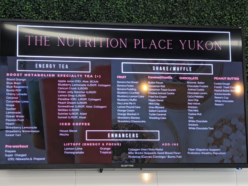 The Nutrition Place Yukon Menu image 2